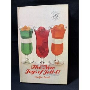 The New Joys of Jell-0 Gelatin Dessert Recipe Book Vintage 1973 Hardcover